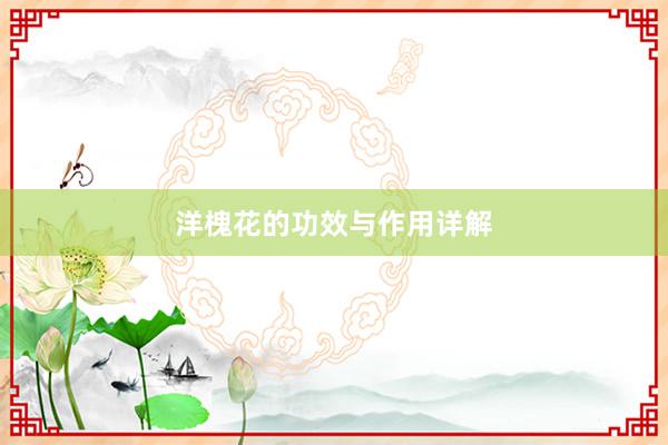 洋槐花的功效与作用详解